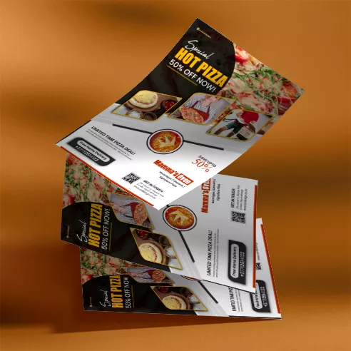 Free Resturant Flyer Template PSD by ARIDESIGN